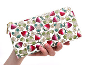 Strawberries L-shaped Long Wallet