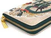 Dragon God (Green) Zippered Long Wallet
