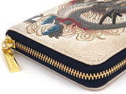 Dragon God (Gray) Zippered Long Wallet