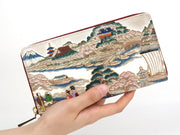 UKIYO-E MATSUCHIYAMA Zippered Long Wallet