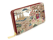 UKIYO-E GOTENYAMA  Zippered Long Wallet