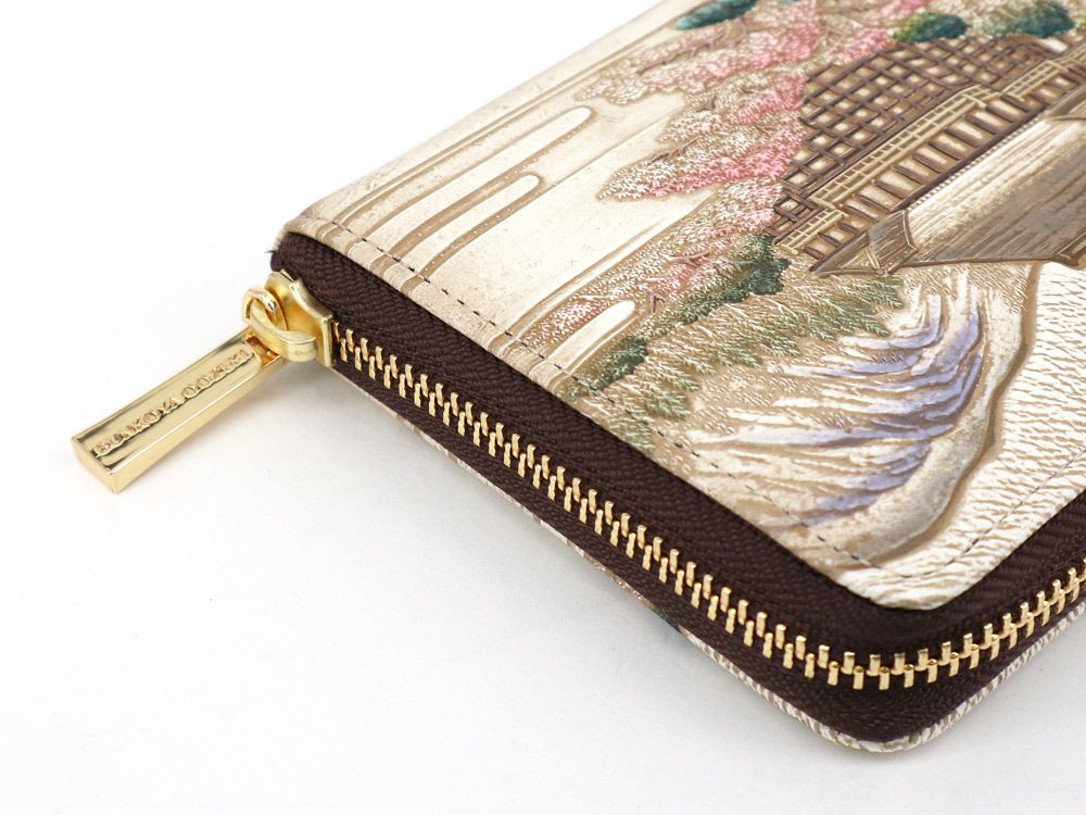 UKIYO-E KIYOMIZU-DERA  Zippered Long Wallet