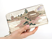 UKIYO-E KIYOMIZU-DERA  Zippered Long Wallet