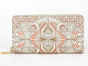 Rocaille (Pink) Zippered Long Wallet