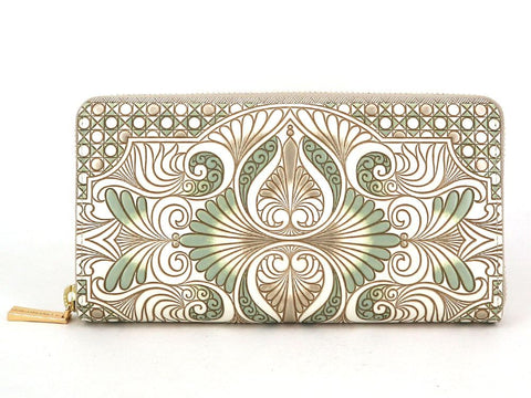 Rocaille (Khaki) Zippered Long Wallet