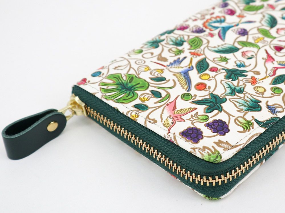 Hummingbirds Zippered Long Wallet