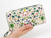 Hummingbirds Zippered Long Wallet