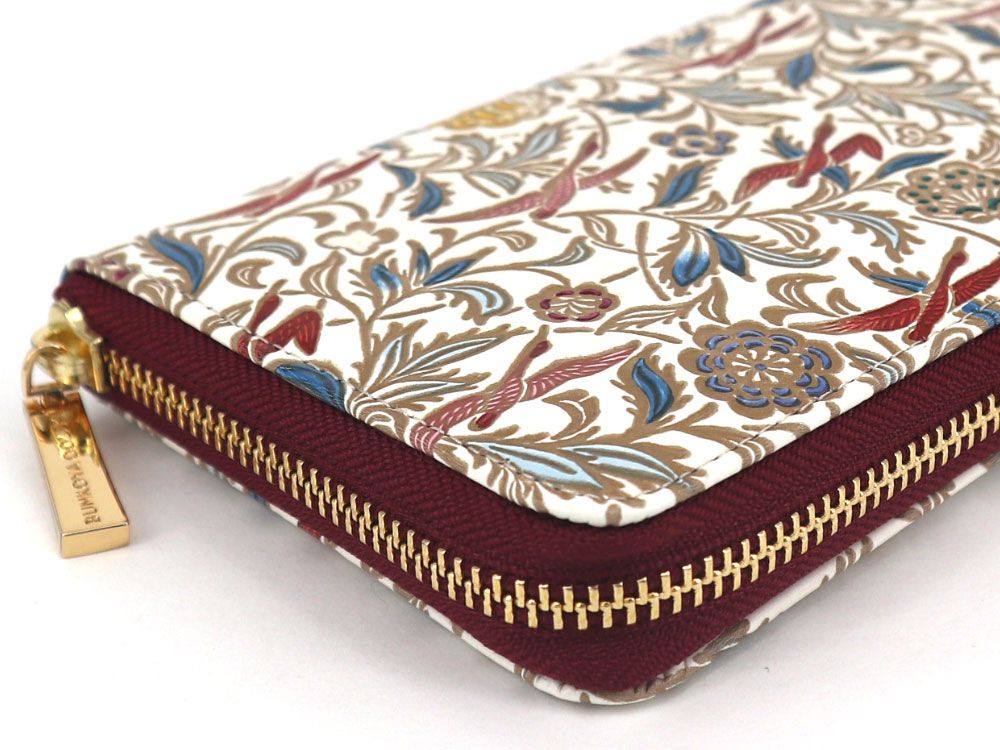 Geese (Red) Zippered Long Wallet
