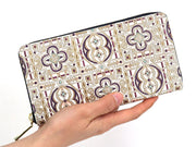 Miyabi (Purple) Zippered Long Wallet