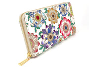 Anemone Zippered Long Wallet