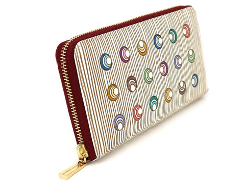 MARIME Colorful Balls Zippered Long Wallet