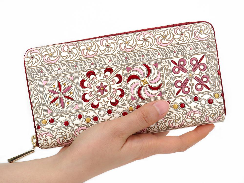 KINSHA - Persia Tiles (Pink) Zippered Long Wallet