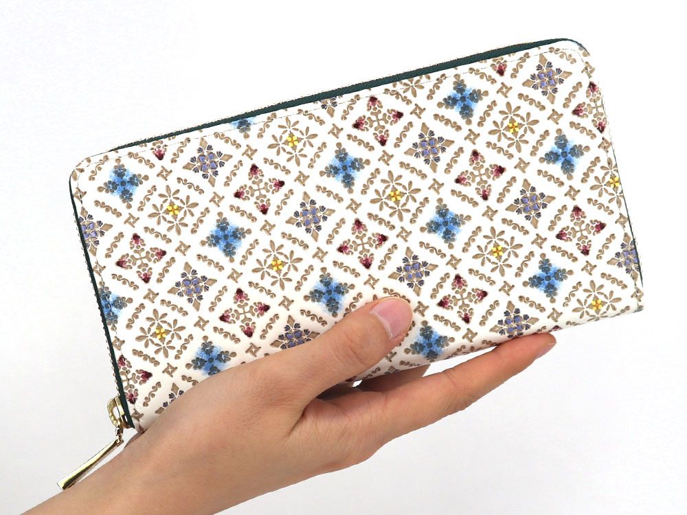 Lace Zippered Long Wallet