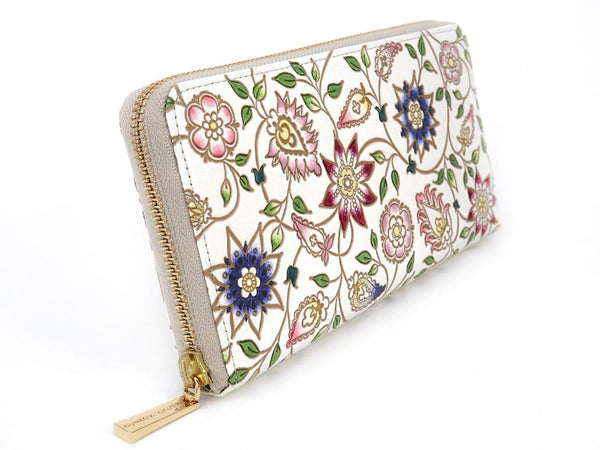 HANASARASA - Floral Chintz Zippered Long Wallet