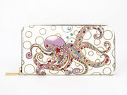 Miss Octopus Zippered Long Wallet