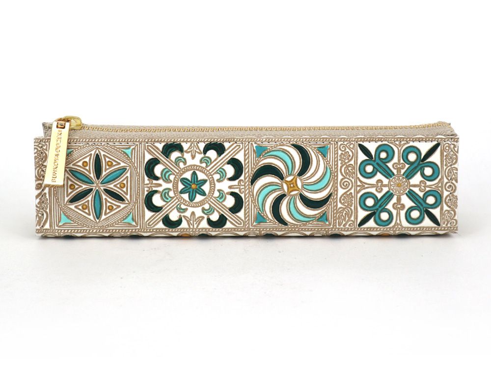 KINSHA - Persia Tiles (Green) Pen Case