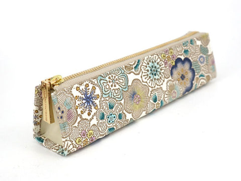 Spring Bloom (Blue) Pen Case