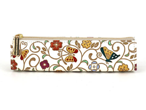 KINKARAOOBANA - Golden Flowers and Butterflies Pen Case