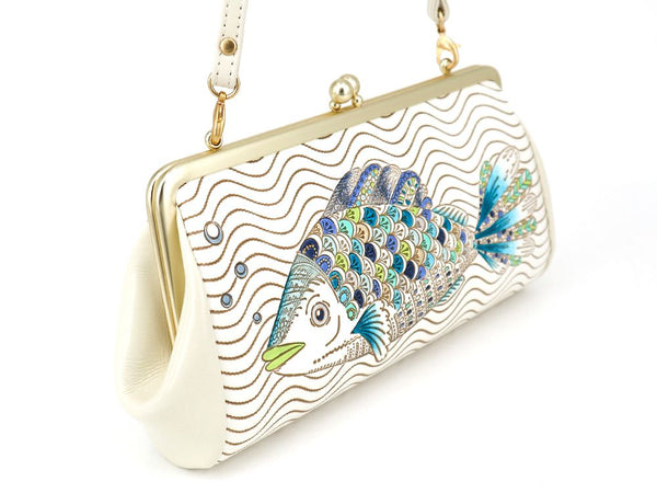 The Fish GAMAGUCHI Clasp Clutch Purse