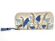 SUZURAN - Lily of the Valley (Blue) Eyeglasses Case