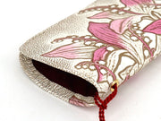 SUZURAN - Lily of the Valley (Pink) Eyeglasses Case