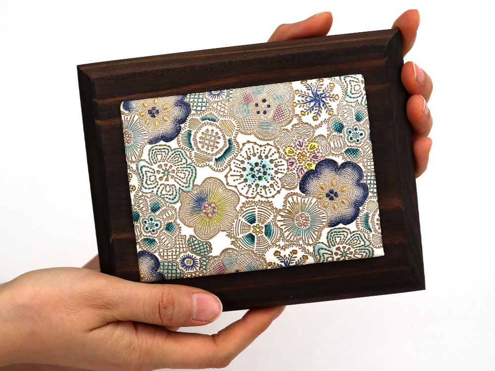 Spring Bloom (Blue) Decorative Plaque (Large)