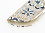 KINSHA - Persia Tiles (Blue) SENSU Folding Fan Case