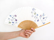 KINKARAKOBANA - Small Golden Flowers SENSU Folding Fan