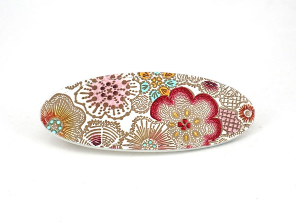Spring Bloom (Red) Hair Clip