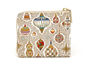 Christmas Ornaments Small Wallet with L-zipper