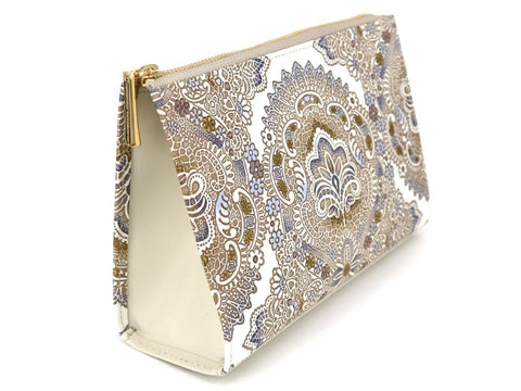 Antique lace (Blue) Pouch