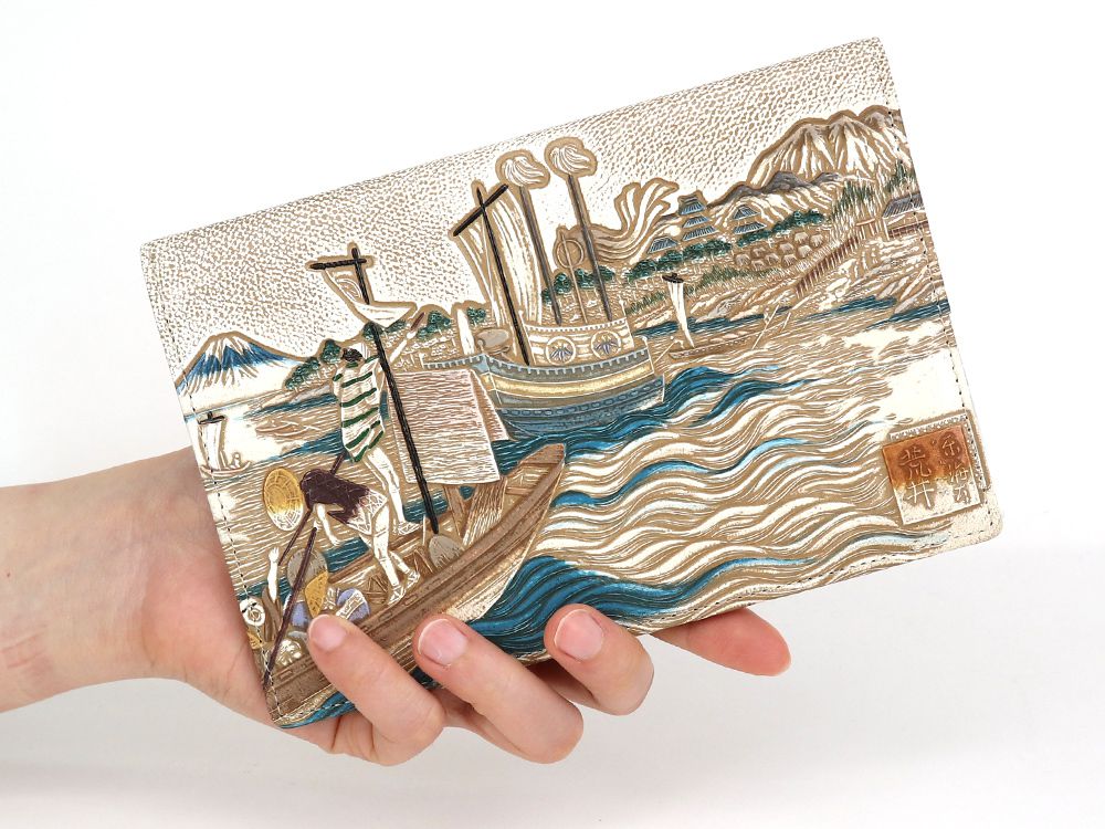 UKIYO-E ARAIJUKU Passport Case