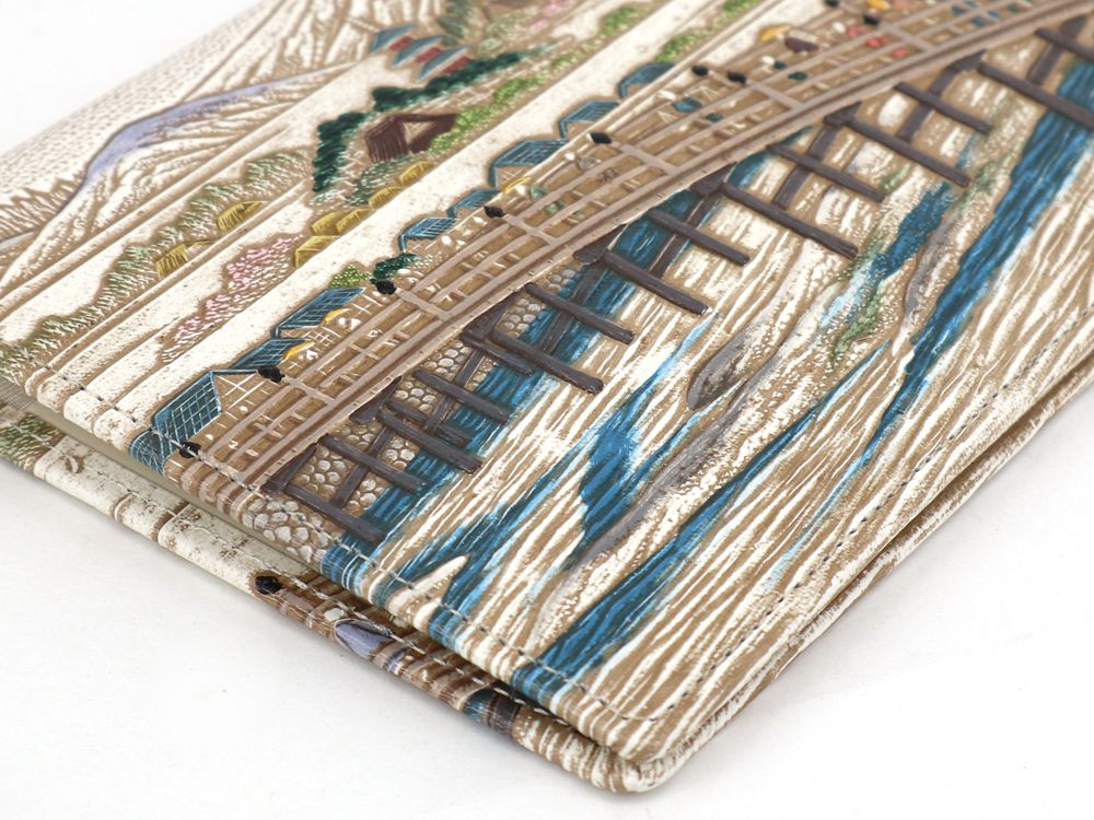 UKIYO-E SANJO-OHASHI Passport Case