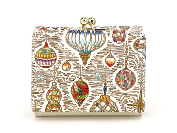 Christmas Ornaments Small GAMAGUCHI Trifold Wallet