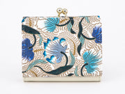 North Garden (Turquoise) Small GAMAGUCHI Trifold Wallet