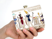 Egyptian Design (#3) Small GAMAGUCHI Trifold Wallet