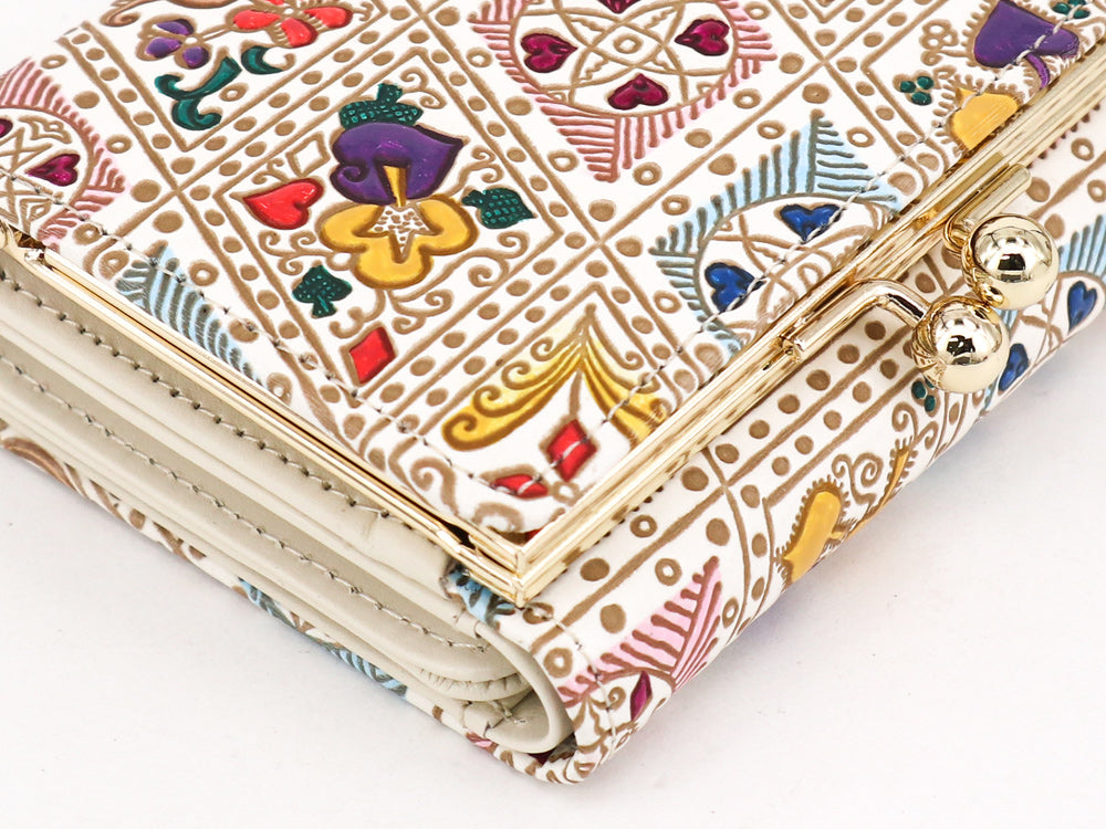 Playing Cards (Alice in Wonderland) Small GAMAGUCHI Trifold Wallet