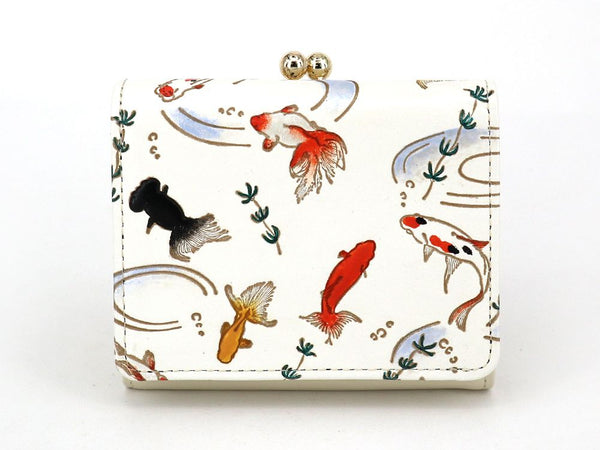 Gold Fishes Small GAMAGUCHI Trifold Wallet