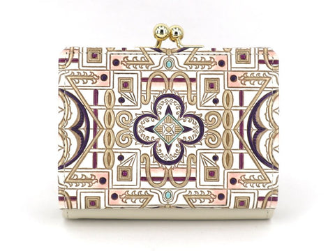 Miyabi (Purple)  Small GAMAGUCHI Trifold Wallet