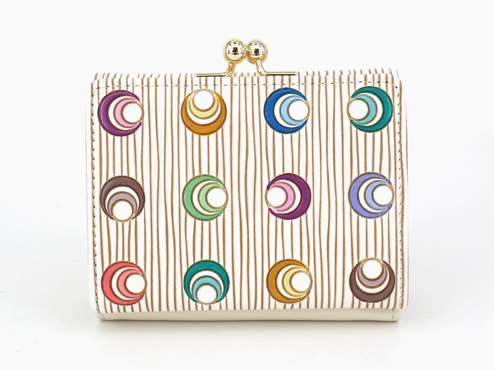 MARIME Colorful Balls Small GAMAGUCHI Trifold Wallet