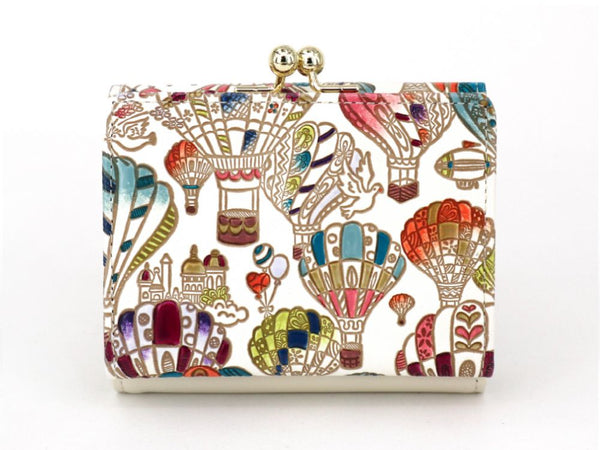 Air Balloons Small GAMAGUCHI Trifold Wallet