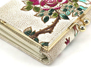 Roses Small GAMAGUCHI Trifold Wallet