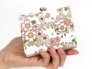 Dancing Cherry Blossoms GAMAGUCHI Trifold Wallet