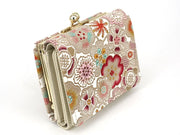 Spring Bloom (Red) Small GAMAGUCHI Trifold Wallet