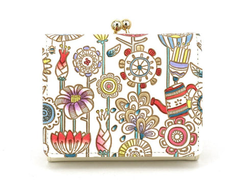 Garden Small GAMAGUCHI Trifold Wallet