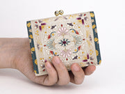 Golden Tapestry Small GAMAGUCHI Trifold Wallet