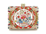 KARAKO - Chinese Dolls  Small GAMAGUCHI Trifold Wallet