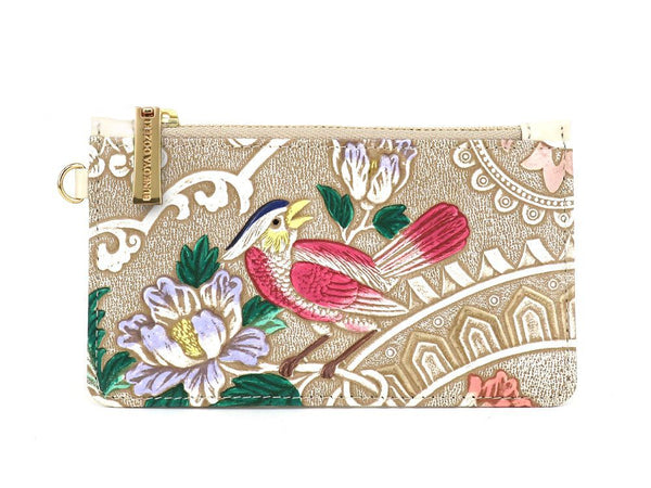 Pink Parrot Thin Card Case