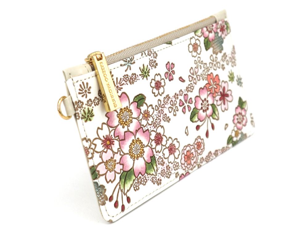 Dancing Cherry Blossoms Thin Card Case