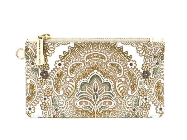 Antique lace (Green) Thin Card Case